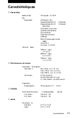 Предварительный просмотр 79 страницы Sony CDU701 User Manual