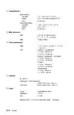 Предварительный просмотр 236 страницы Sony CDU701 User Manual