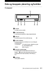 Предварительный просмотр 243 страницы Sony CDU701 User Manual