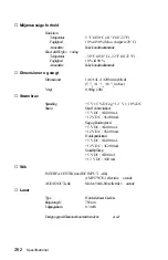 Предварительный просмотр 262 страницы Sony CDU701 User Manual