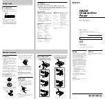 Предварительный просмотр 1 страницы Sony CDX-1150 - Compact Disc Player Operating Instructions