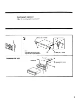 Предварительный просмотр 9 страницы Sony CDX-1200 - Fm/am Compact Disc Player Installation/Connections Manual