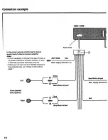 Preview for 10 page of Sony CDX-1300 - Fm/am Compact Disc Player Installation/Connections Manual