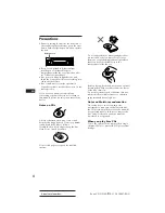 Preview for 4 page of Sony CDX-2100 Operating Instructions Manual