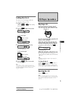 Preview for 5 page of Sony CDX-2100 Operating Instructions Manual