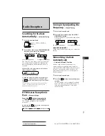 Preview for 7 page of Sony CDX-2100 Operating Instructions Manual