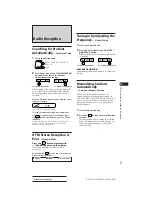 Preview for 7 page of Sony CDX-2160 Operating Instructions Manual