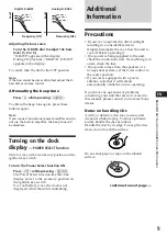 Preview for 9 page of Sony CDX-2180 Operating Instructions Manual