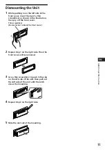 Preview for 11 page of Sony CDX-2180 Operating Instructions Manual