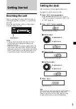 Preview for 5 page of Sony CDX-2250 - Cd Changer Operating Instructions Manual