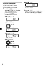 Preview for 30 page of Sony CDX-2500R Operating Instructions Manual