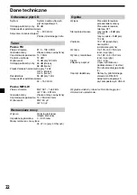 Preview for 70 page of Sony CDX-2500R Operating Instructions Manual