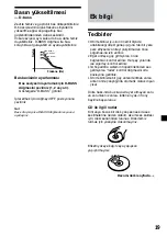 Preview for 91 page of Sony CDX-2500R Operating Instructions Manual