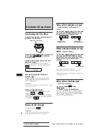 Preview for 73 page of Sony CDX-3000 Operating Instructions Manual