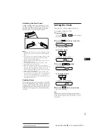 Предварительный просмотр 5 страницы Sony CDX-3002 Operating Instructions Manual