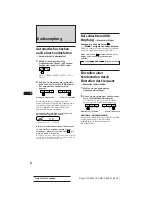 Предварительный просмотр 38 страницы Sony CDX-3002 Operating Instructions Manual