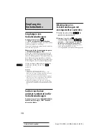 Предварительный просмотр 40 страницы Sony CDX-3002 Operating Instructions Manual