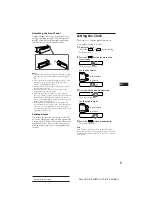 Preview for 5 page of Sony CDX-3100 Operating Instructions Manual