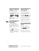 Preview for 8 page of Sony CDX-3100 Operating Instructions Manual