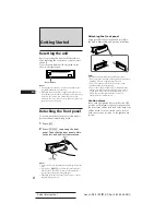 Preview for 4 page of Sony CDX-3150 Operating Instructions Manual