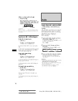 Preview for 49 page of Sony CDX-3150 Operating Instructions Manual