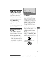 Предварительный просмотр 23 страницы Sony CDX-3160 Operating Instructions Manual