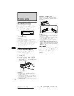 Предварительный просмотр 47 страницы Sony CDX-3160 Operating Instructions Manual