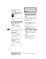 Предварительный просмотр 49 страницы Sony CDX-3160 Operating Instructions Manual