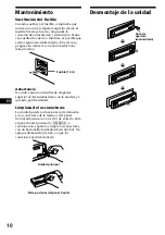 Предварительный просмотр 22 страницы Sony CDX-3170 Operating Instructions Manual