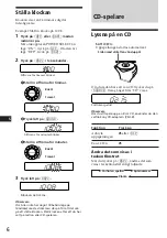 Предварительный просмотр 54 страницы Sony CDX-3180 Operating Instructions Manual