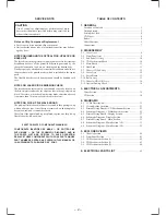 Preview for 2 page of Sony CDX-3250 Service Manual