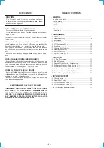 Предварительный просмотр 2 страницы Sony CDX-3700 Service Manual