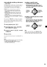 Предварительный просмотр 9 страницы Sony CDX-3900R Operating Instruction