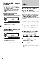 Предварительный просмотр 34 страницы Sony CDX-3900R Operating Instruction