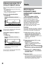 Предварительный просмотр 58 страницы Sony CDX-3900R Operating Instruction