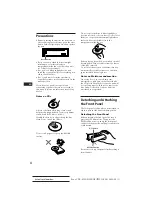 Предварительный просмотр 4 страницы Sony CDX-4100RDS Operating Instructions Manual