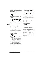 Предварительный просмотр 8 страницы Sony CDX-4100RDS Operating Instructions Manual