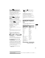 Предварительный просмотр 11 страницы Sony CDX-4100RDS Operating Instructions Manual