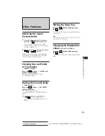 Предварительный просмотр 13 страницы Sony CDX-4100RDS Operating Instructions Manual