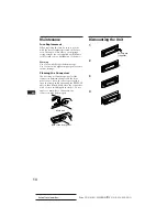 Предварительный просмотр 14 страницы Sony CDX-4100RDS Operating Instructions Manual