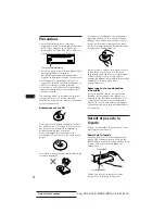 Предварительный просмотр 22 страницы Sony CDX-4100RDS Operating Instructions Manual