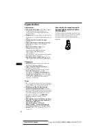 Предварительный просмотр 38 страницы Sony CDX-4100RDS Operating Instructions Manual