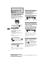 Предварительный просмотр 42 страницы Sony CDX-4100RDS Operating Instructions Manual