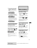 Предварительный просмотр 49 страницы Sony CDX-4100RDS Operating Instructions Manual