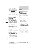 Предварительный просмотр 42 страницы Sony CDX-4150RDS Operating Instructions Manual