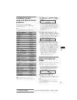 Предварительный просмотр 47 страницы Sony CDX-4150RDS Operating Instructions Manual