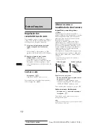 Предварительный просмотр 48 страницы Sony CDX-4150RDS Operating Instructions Manual