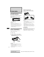 Предварительный просмотр 58 страницы Sony CDX-4150RDS Operating Instructions Manual