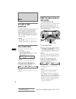 Предварительный просмотр 62 страницы Sony CDX-4150RDS Operating Instructions Manual