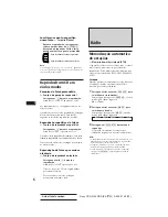 Предварительный просмотр 42 страницы Sony CDX-4160RDS Operating Instructions Manual